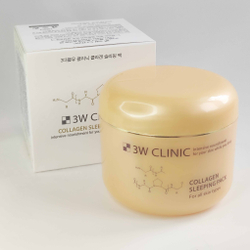 Ночная маска для лица с коллагеном 3W CLINIC COLLAGEN SLEEPING PACK, 100 мл