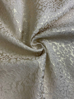 Костюмная жаккард, крем люрекс золото FC#104