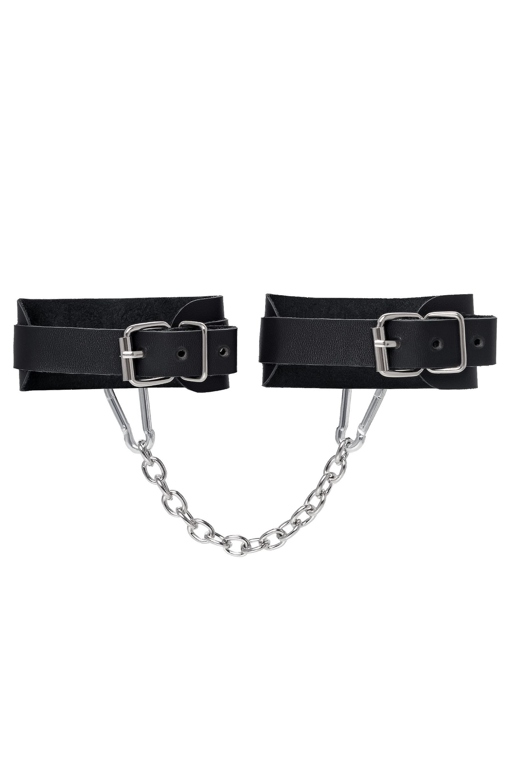 Черные мини-оковы со скруглёнными углами (Цвет: черный)