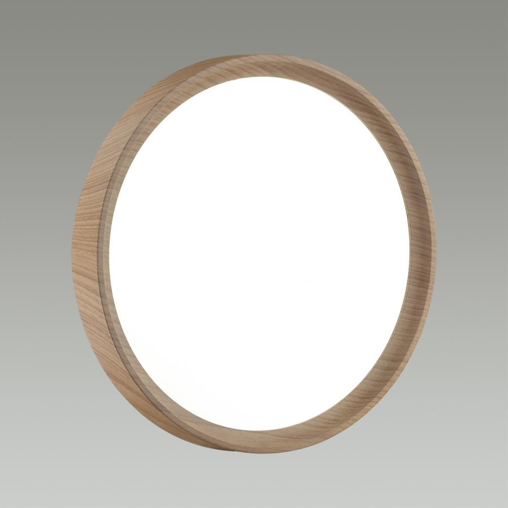 7603/ELN PALE SN 175 Светильник пластик/св.корич. под дер LED 76Вт 3000/4000/6000K D490 IP43 CCT WOODI