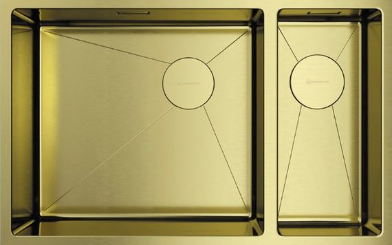 Кухонная мойка OMOIKIRI Taki 69-2-U/IF-LG-L Side(арт.4997051)