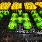 Светящийся конструктор на стену развивающая панель (56х56 см) Х4