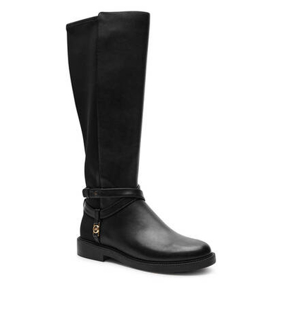 Кожаные сапоги-казаки ABIGAIL Michael Kors - черный(40F4ABMB6L)