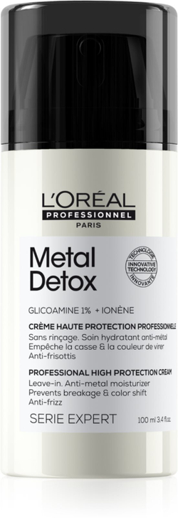 L’Oreal Professionnel Serie Expert Metal Detox - защитный крем для ослабленных и ломких волос /   100  ml  / GTIN 30161153