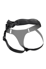 Черные трусики для страпона RealStick CALIBER (Размер: S-M-L-XL-XXL) (Цвет: черный)