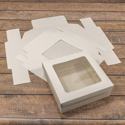 Коробка сборная, белая