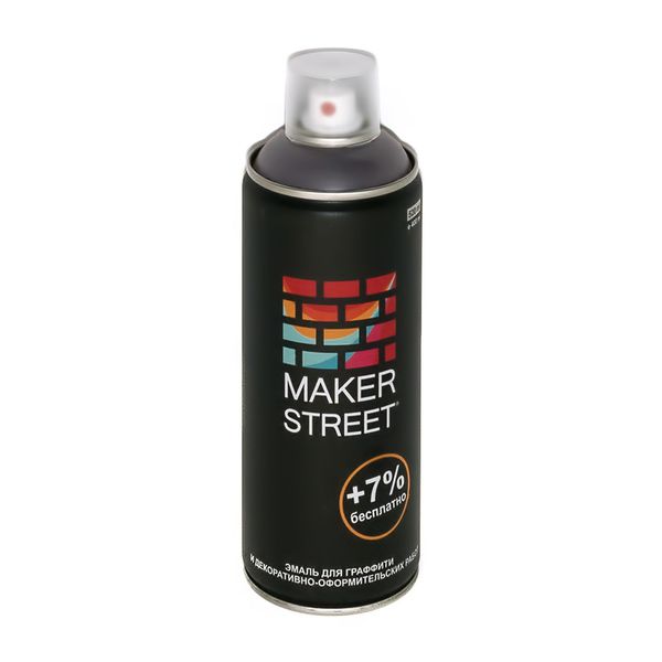 Эмаль для граффити 400 мл, 701 т.серый, Makerstreet MS400