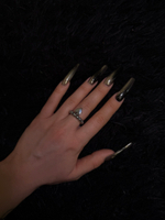 mini metal love ring
