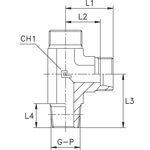 Штуцер FLC DS14 BSPT 1/2" (корпус)