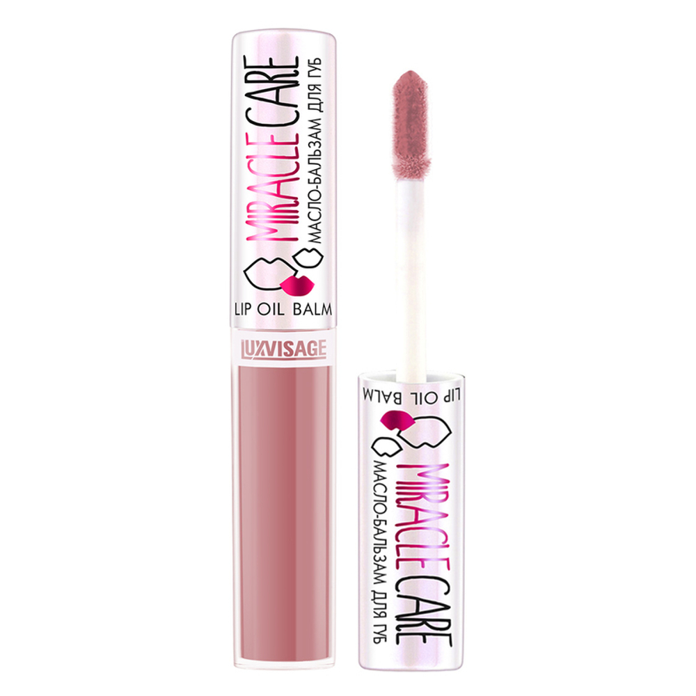 Lux Visage МАСЛО-БАЛЬЗАМ для губ Miracle Care тон 101 Powder Rose 6 мл