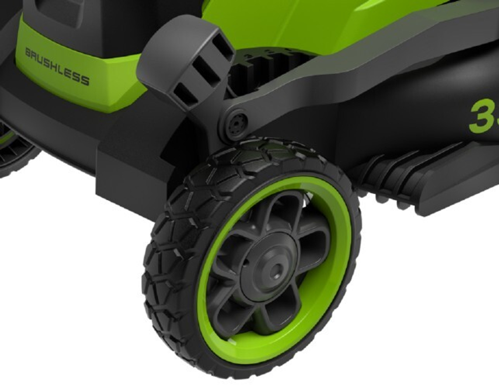 Газонокосилка аккумуляторная GREENWORKS 2520607 24V, 33 см, бесщеточная, без АКБ и ЗУ