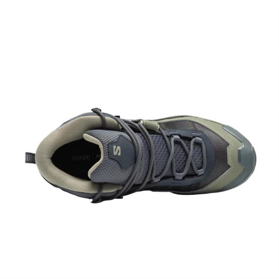 Salomon X Ultra 5 Трекинговые ботинки СРЕДНЕГО размера Серо-зеленый Унисекс