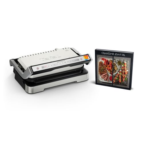 Умный электрогриль Tefal OptiGrill XL 2 в 1 GC782D30