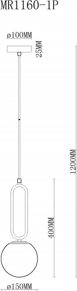 Подвесной светильник MyFar Pierre MR1160-1P