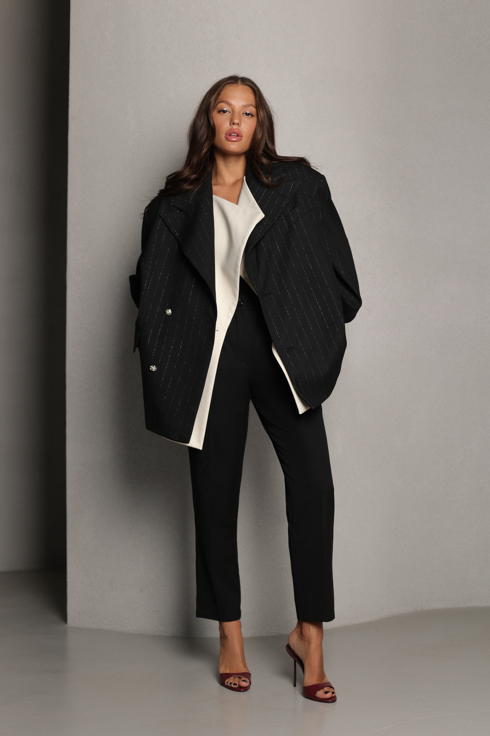 Брюки зауженные