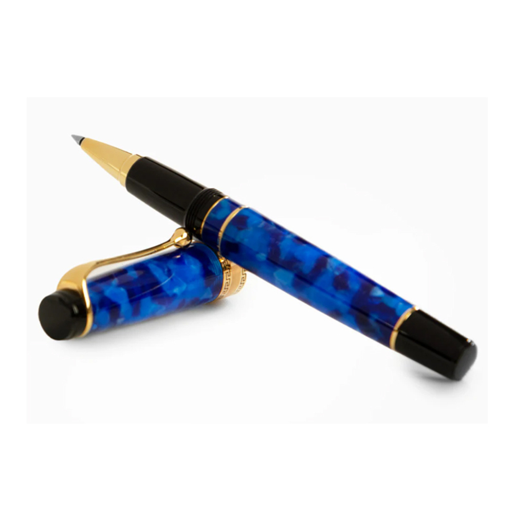 Ручка-роллер Aurora Optima Auroloide Variegated Blue GT, в подарочной коробке