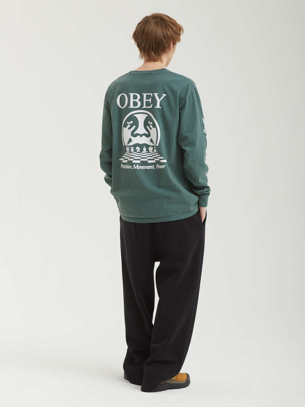 Мужской Лонгслив Obey Precision