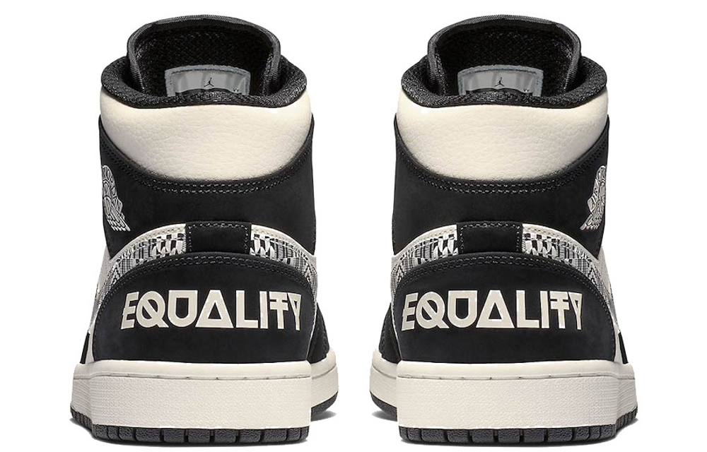 Кроссовки Jordan Air Jordan 1 Mid Bhm Equality 2019