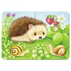 Puzzle Süße Gartenbewohner  2/4/6/8 pcs