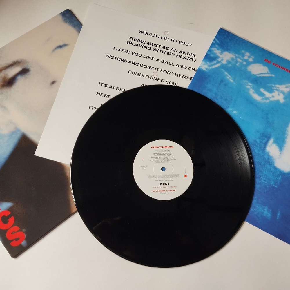Винтажная виниловая пластинка LP Eurythmics Be Yourself Tonight (EU 2018)