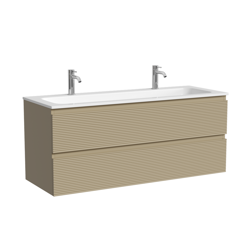 Тумба подвесная под раковину Sancos Folk, Капучино 1195х445х500