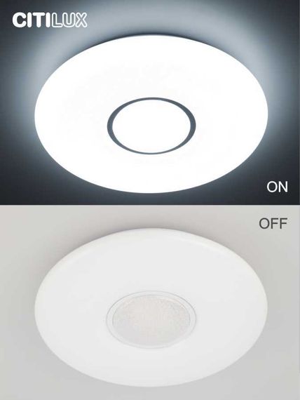 Потолочный светодиодный светильник Citilux Санта CL723480G