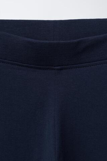 ZARA НАБОР ИЗ ДВУХ БАЗОВЫХ ЛЕГГИНСОВ, СИНИЙ/ЧЕРНЫЙ