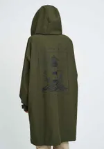 Плащ Kefirmaykifer оверсайз хаки