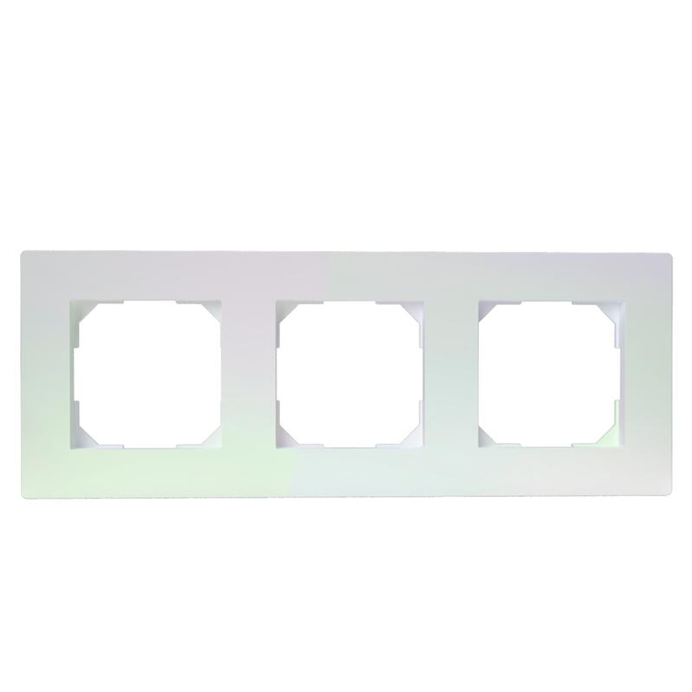 Рамка 3-м Pixel универс. перламутр. TOKOV ELECTRIC TKE-PX-RM3-C04
