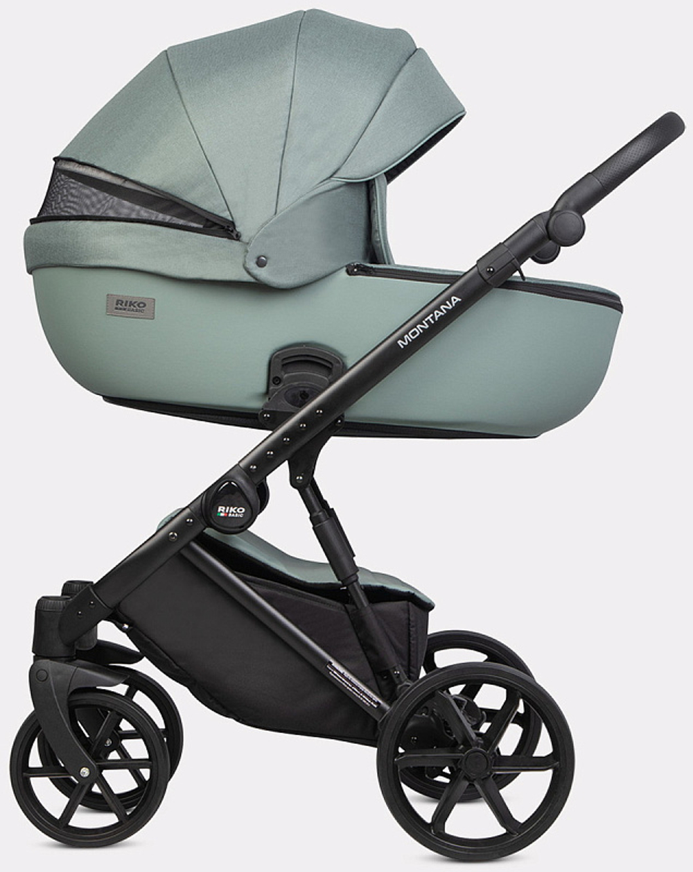 Детская коляска Riko Basic Montana Plus 2 в 1 41 Green зеленый