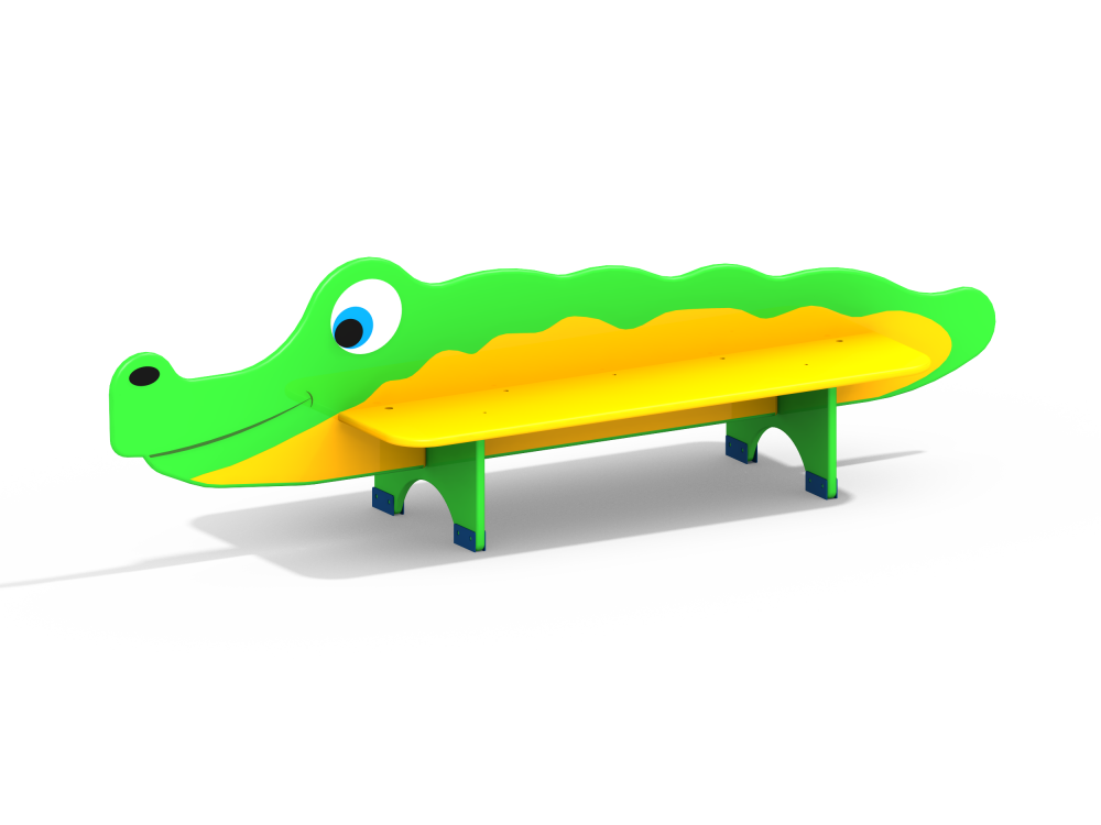 Скамейка детская «Крокодил»