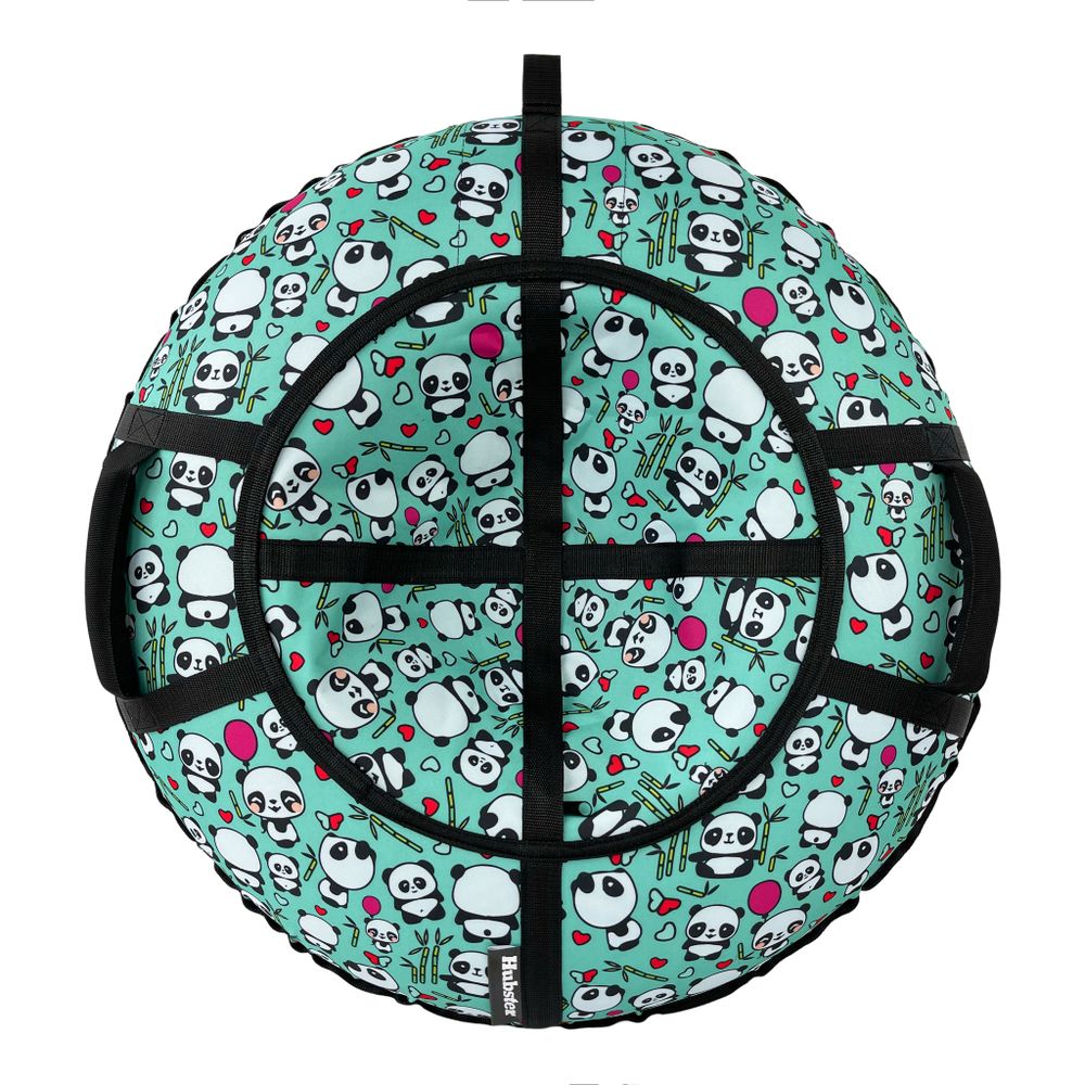 Тюбинг Hubster Люкс Pro S Панда бирюзовая