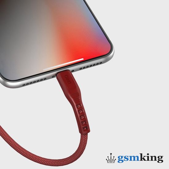 Uniq FLEX USB-C to Lightning Short Cable (30mm) Red