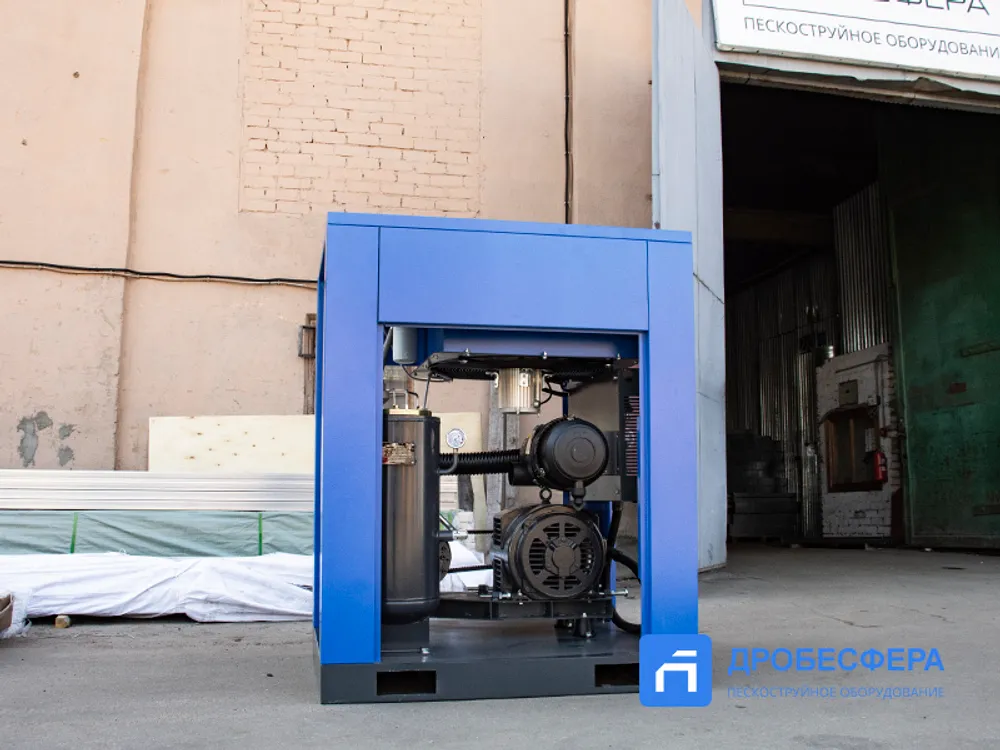 Винтовой компрессор KraftMachine KM30-8рВ-IP23-Hanbell