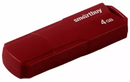 4GB USB Smartbuy Clue Burgundy