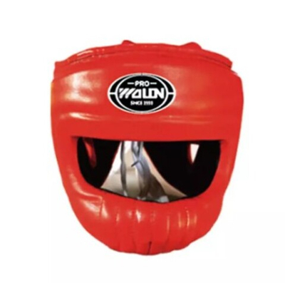 Шлем с бамперной защитой красный WOLON
