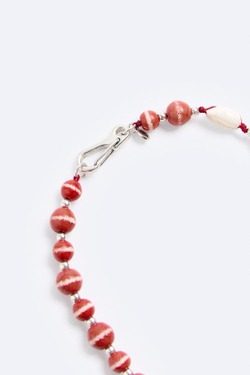 ZARA ОЖЕРЕЛЬЕ ИЗ КОНТРАСТНЫХ БУСИН, РАЗНЫЕ