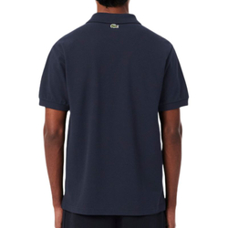 Теннисное поло Lacoste Classic Fit Printed Petit Piqu_ - black
