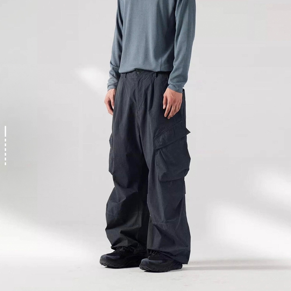 Брюки Nothomme Blue Outdoor Water Repellent Adjustable Drawstring Pants Dark Gray