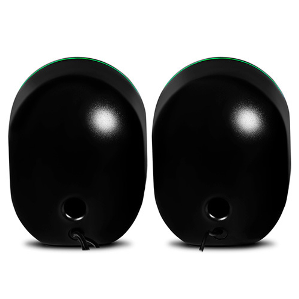 Колонки SVEN 290, черный-зеленый (5 Вт, питание USB)