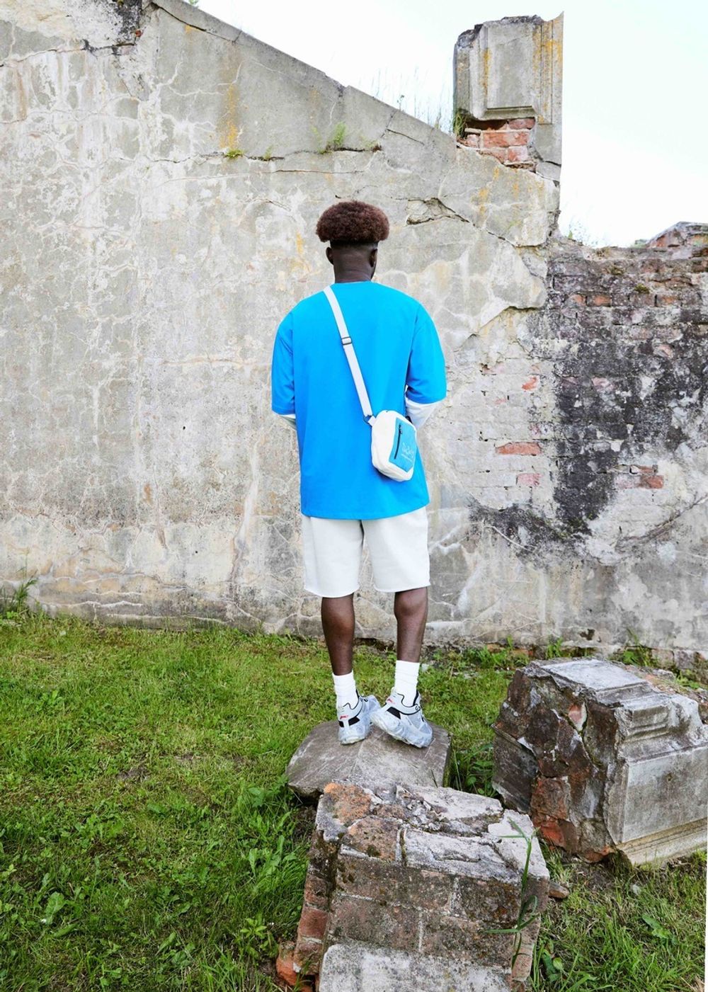 Футболка Called a Garment Re Cycle Синяя