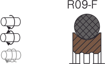 Уплотнение штока R09-F 85x100.5x5.9/7.75 Aksios