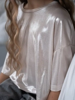 Футболка детская праздничная укороченная