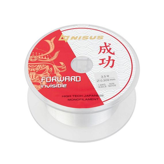 Леска FORWARD Invisible 0,309mm/150m Nylon Transparent (N-FI-0309-150) Nisus
