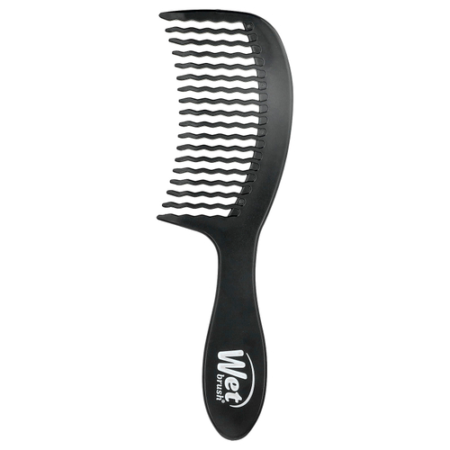 Wet Brush, расческа для распутывания волос, для влажных или сухих волос, черный, 1 гребень
