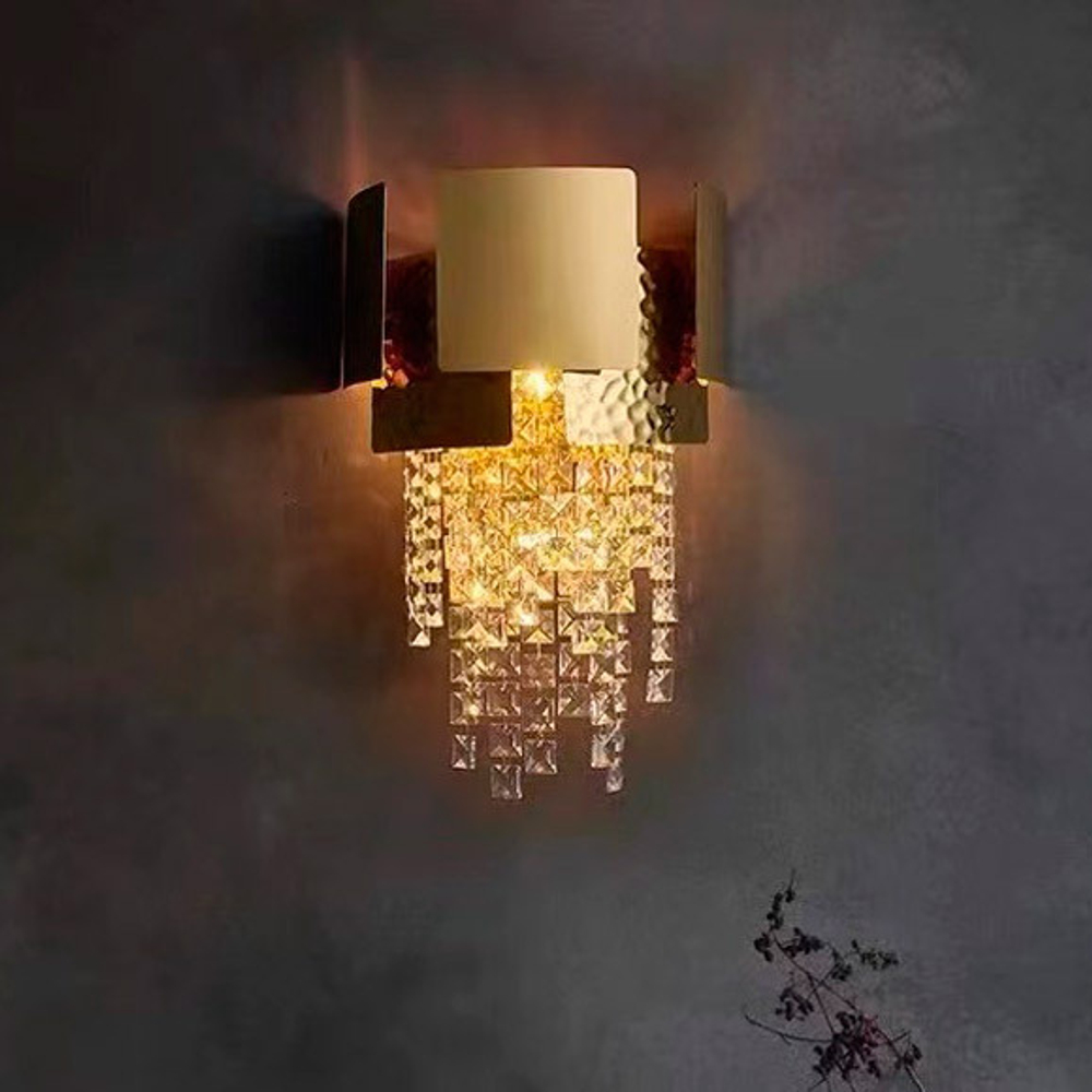 Бра Cloyd CRUSADE-B W2 / выс. 32 см - латунь (арт.20265)