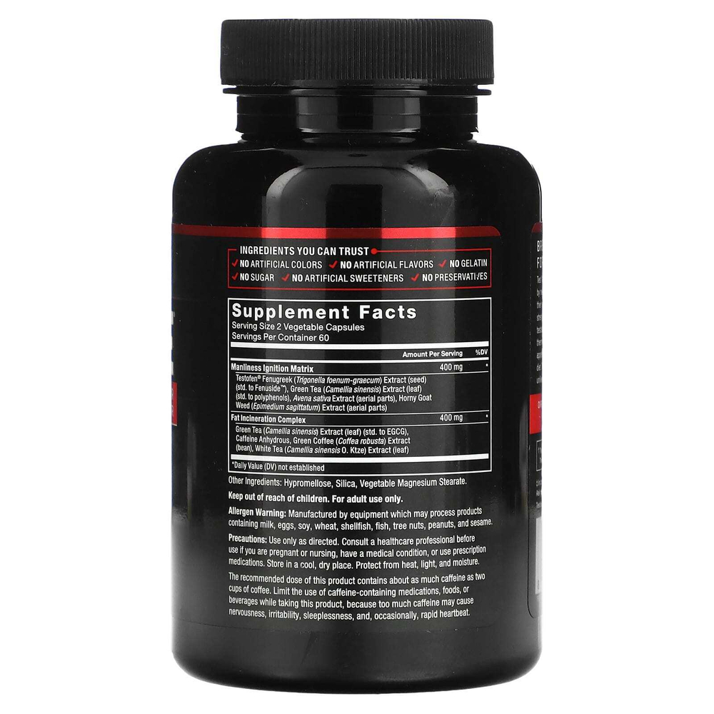 Force Factor, Test X180 Ignite®, 120 капсул