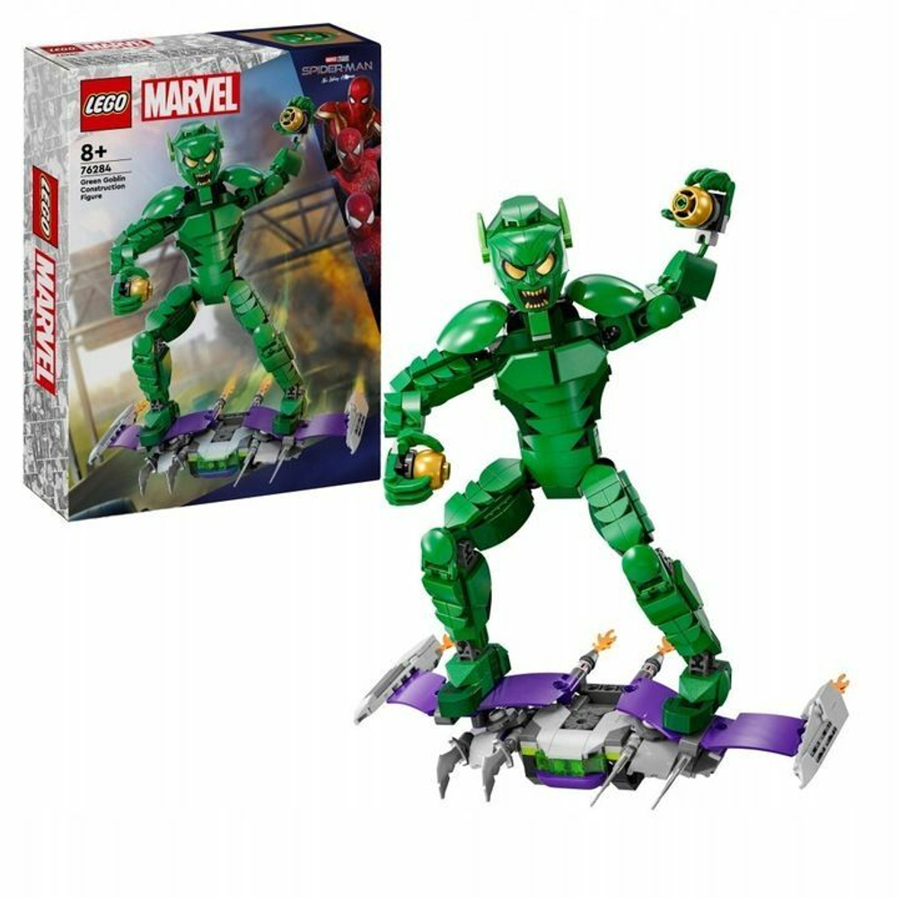 Конструктор LEGO Marvel Super Heroes - Фигурка Зелёного Гоблина - Лего  Марвел 76284 купить в Москве | Доставка по России.