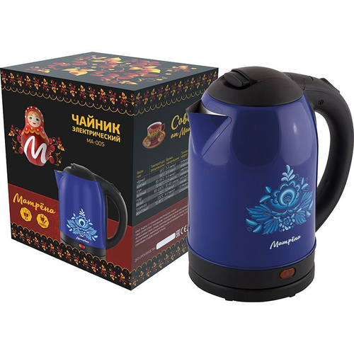 Чайник МАТРЕНА МА-005 синий гжель (006751)
