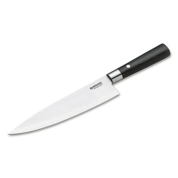 Нож кухонный Boker 130421DAM Damast Black Chef Knife
